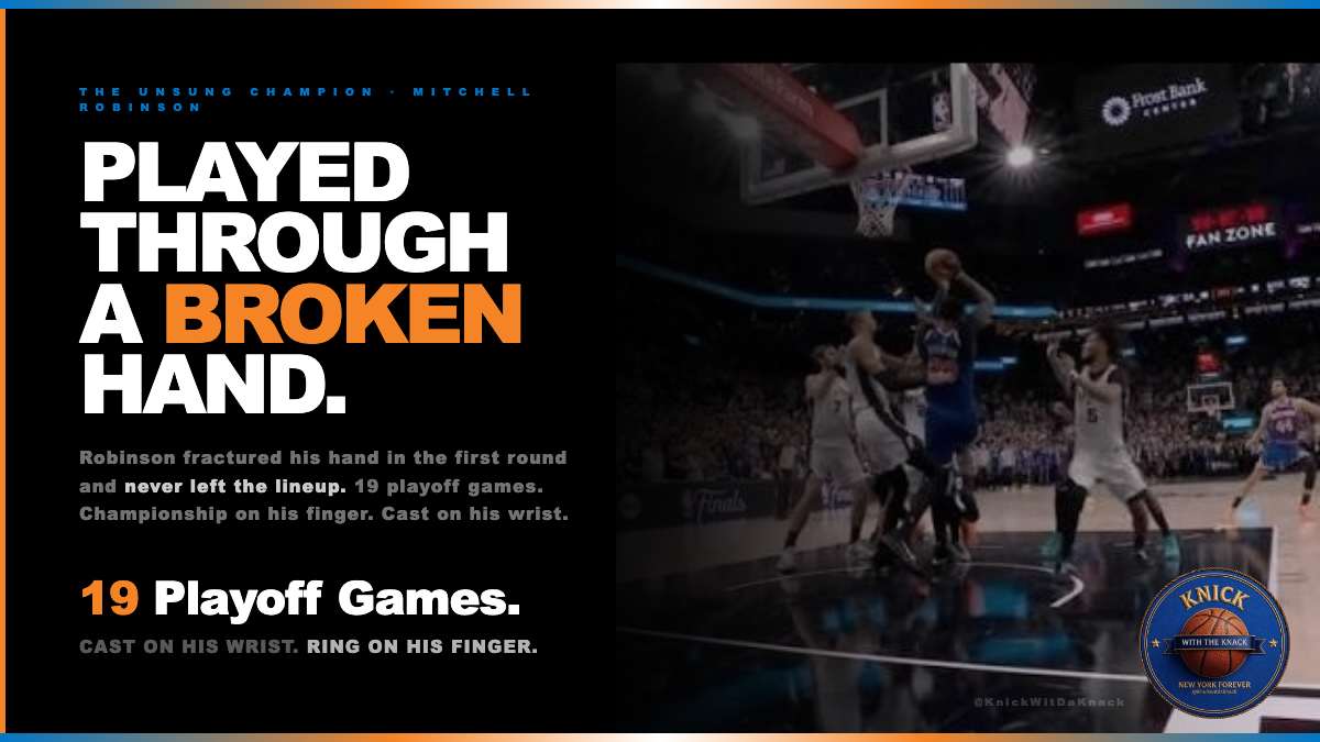 Mitchell Robinson fractured hand